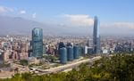 Santiago Downtown City Aerial