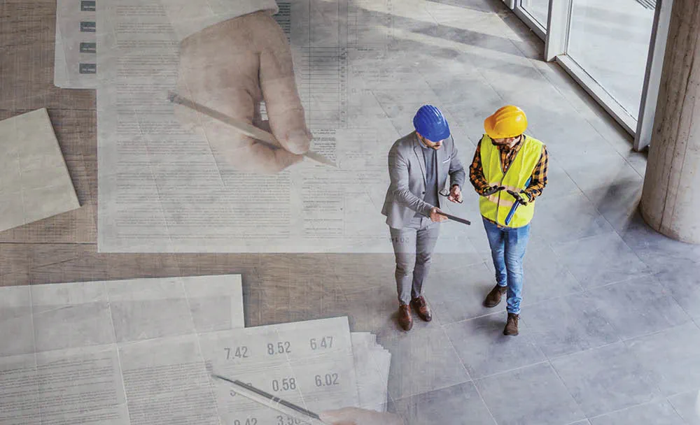 people at construction site