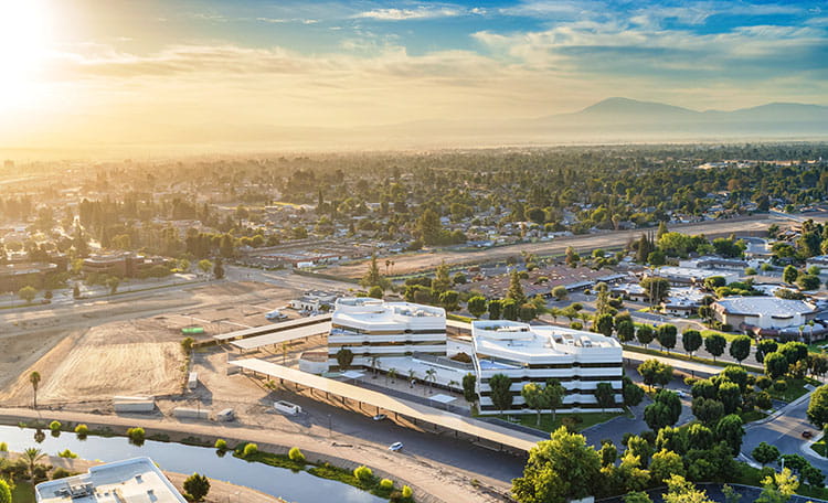 Bakersfield California skyline