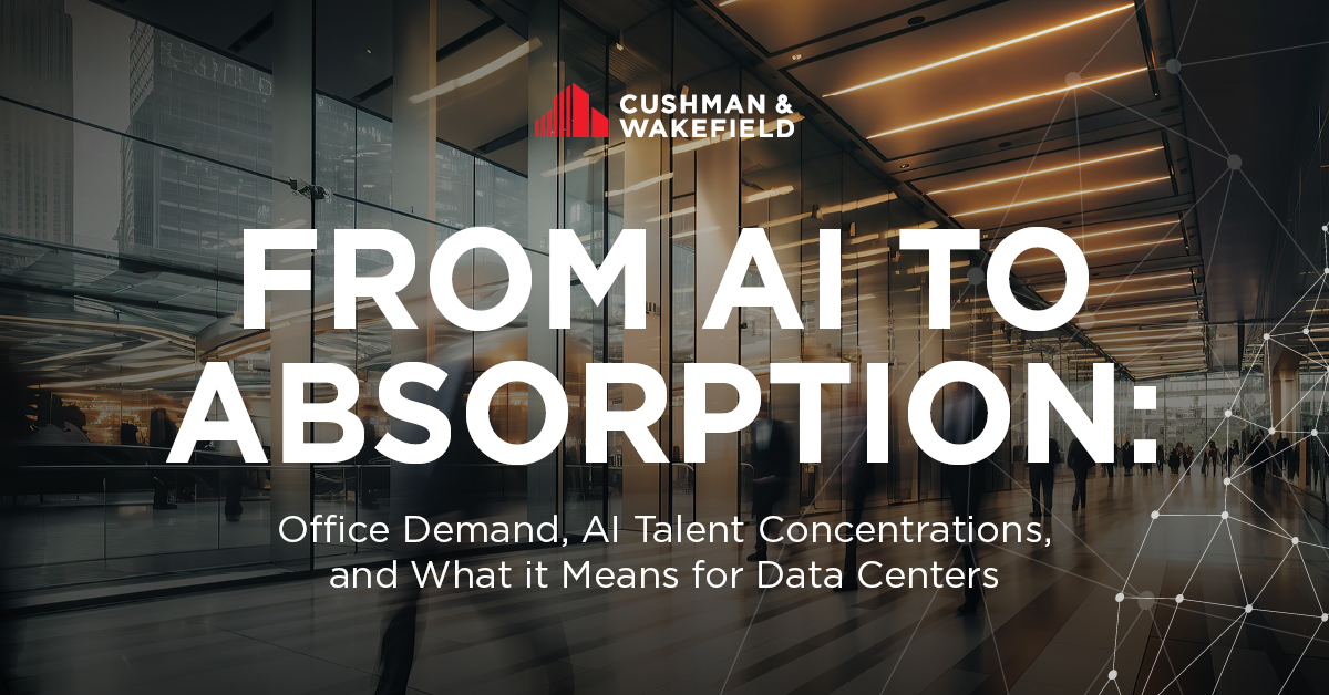 From AI to Absorption: Office Demand, AI Talent Concentrations, and What it Means for Data Centers
