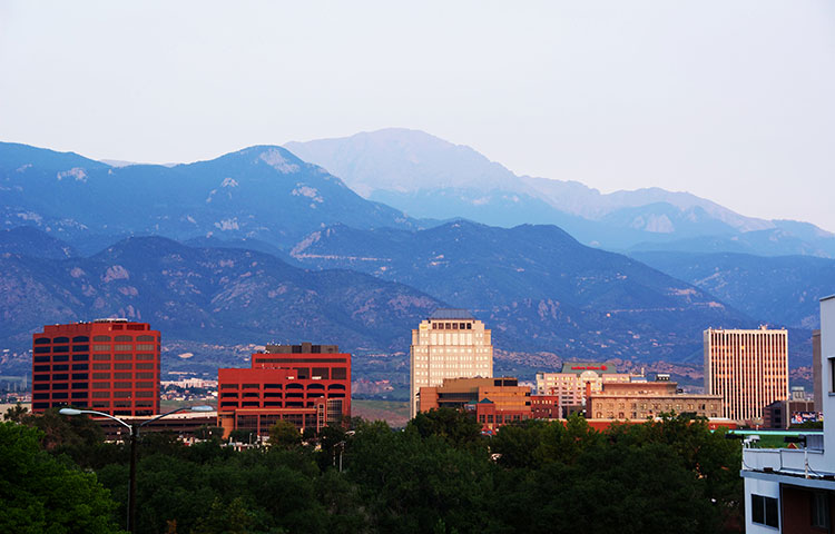 Colorado Springs skyline