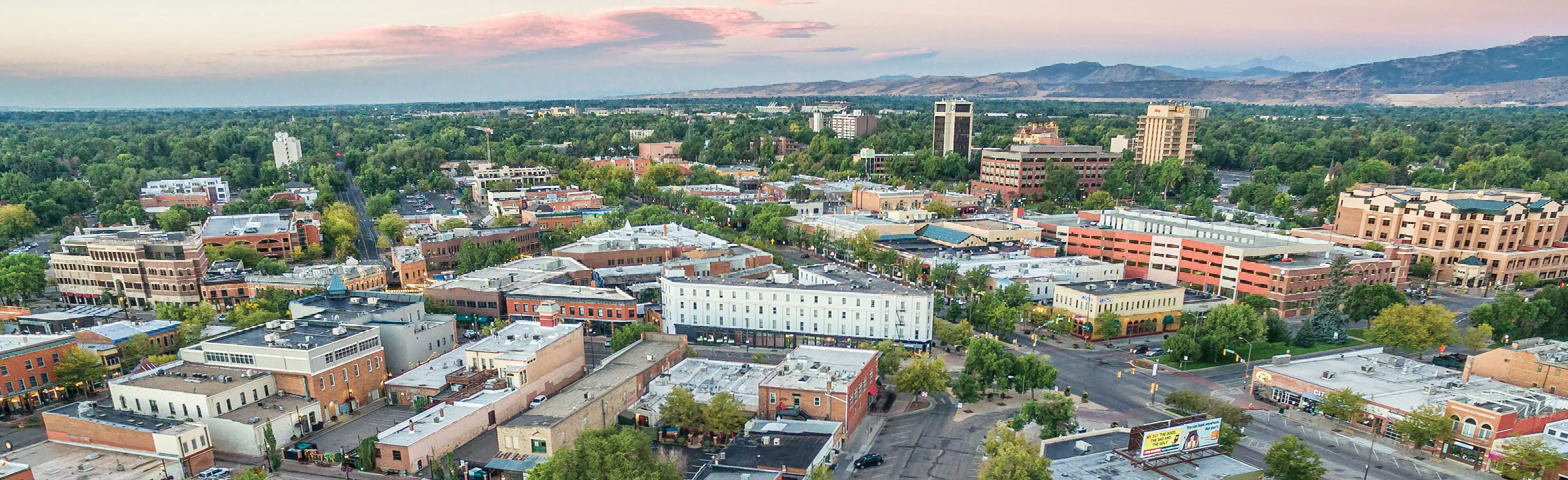 Fort Collins Colorado skyline