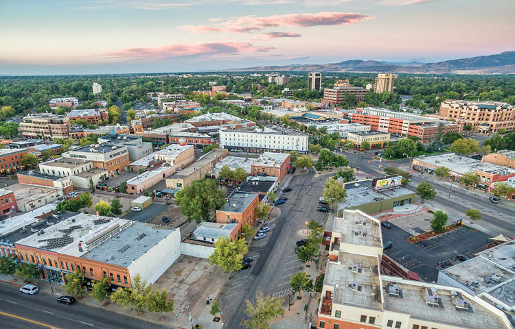 Fort Collins Colorado skyline