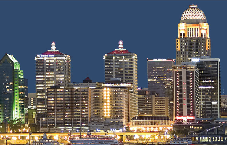 Louisville Kentucky skyline