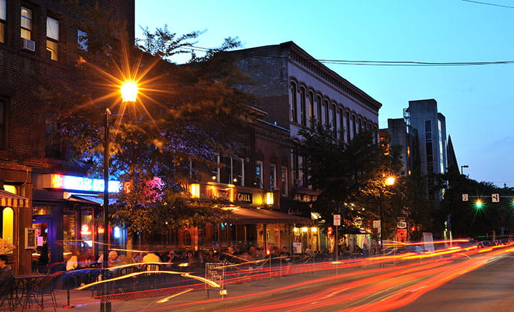 Ithaca New York skyline