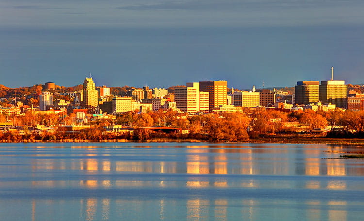 Syracuse New York skyline