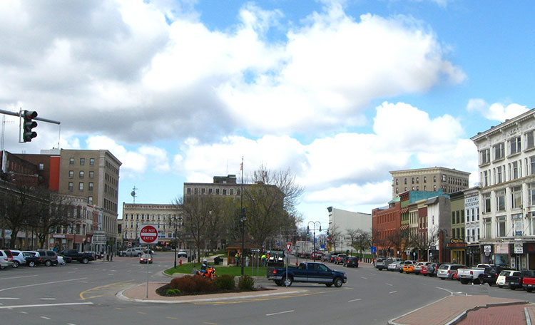 Watertown New York skyline
