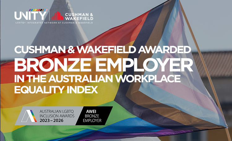 Cushman & Wakefield awarded ‘Bronze Employer’ in the Australian Workplace Equality Index (AWEI)