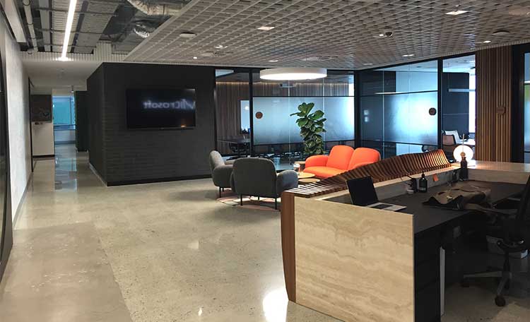 Microsoft Fit-out – Level 10, 100 St Georges Terrace, Perth