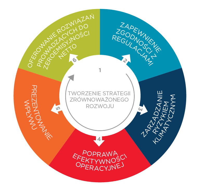 Sustainability steps wheel - Polish