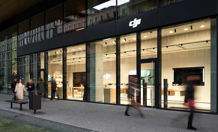 store, shop, DJI, street, people