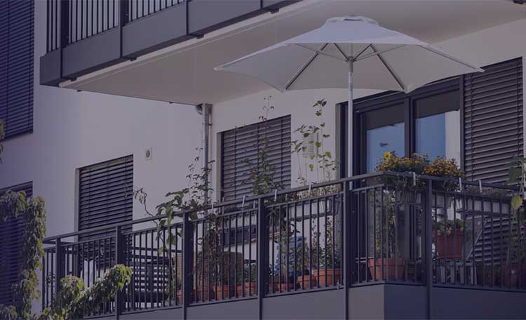 Balcony with Umbrella