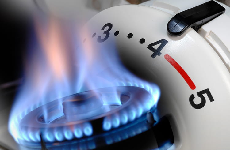 Steigende Energiekosten mit Gaspreis und Heizung