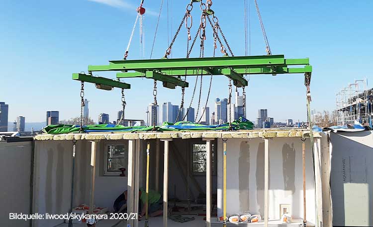 Modular timber building site