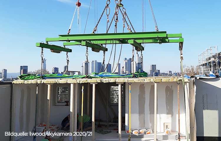 Modular timber building site