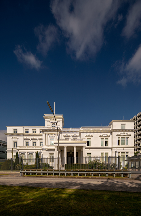 The U.S. Consulate General on the banks of the Alster in Hamburg
