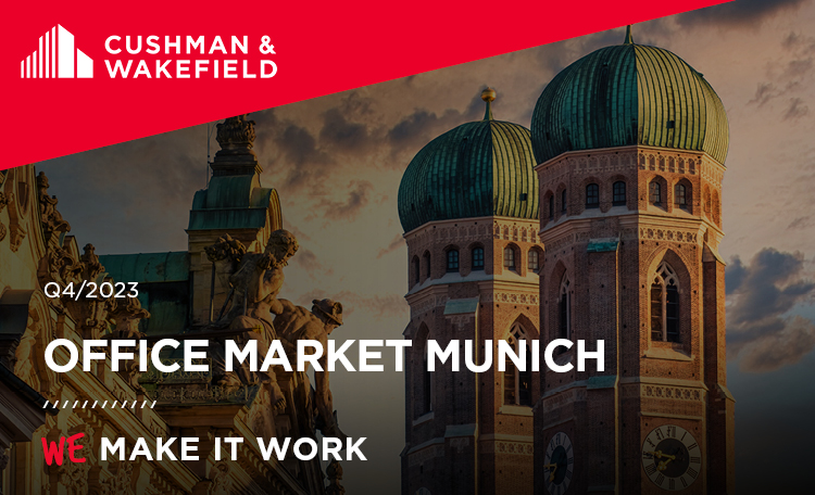 Press release Munich office letting market recovers in Q4 2023