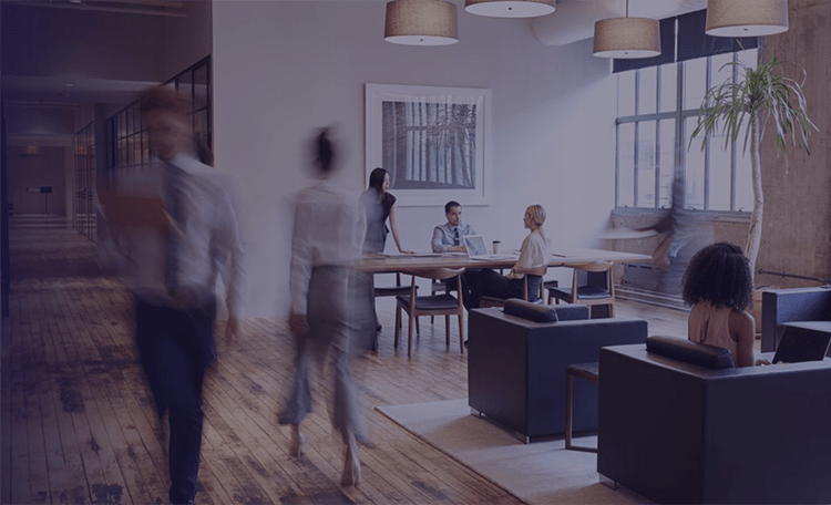 Business People, office space, lounge area