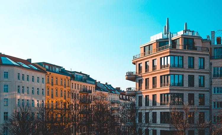 Picture of several residential buildings