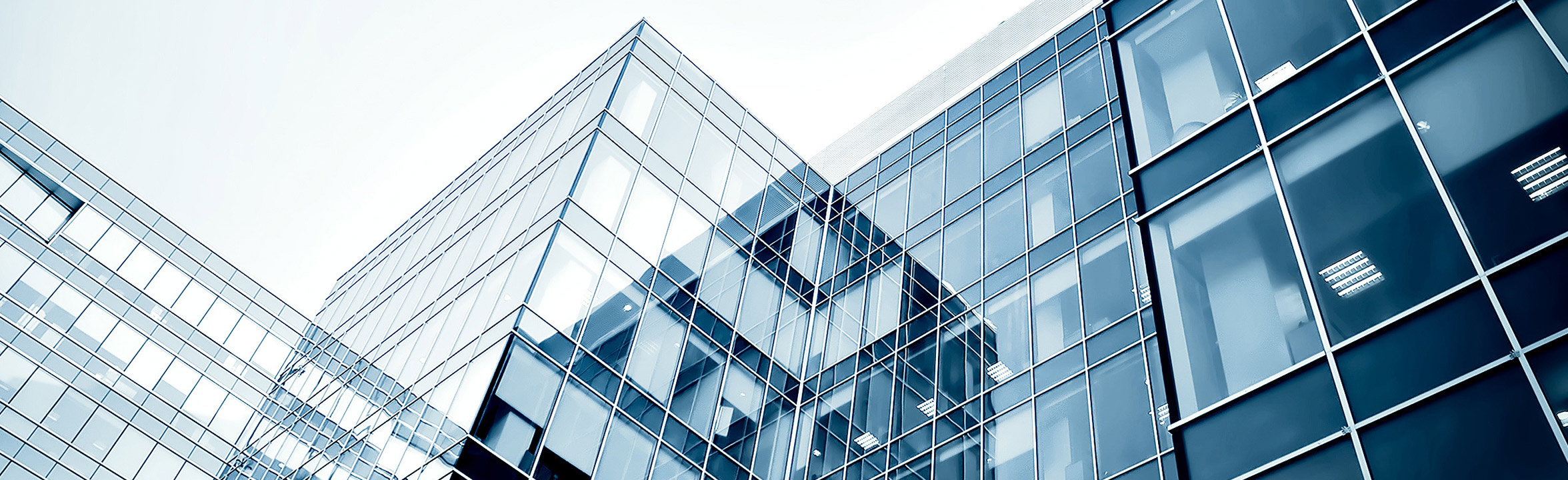 Modern building with glass facade