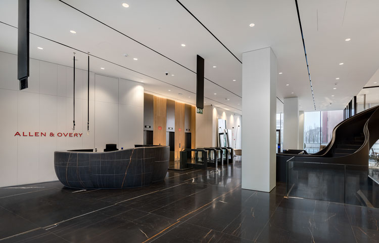 Madrid New Headquarters Allen & Overy Reception