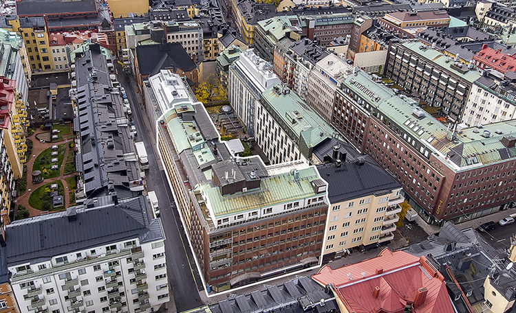 Active transaction market in Stockholm's inner city