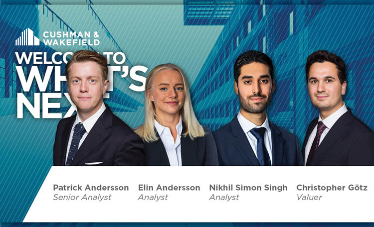 Cushman & Wakefield recruits four new employees | SE | Cushman & Wakefield