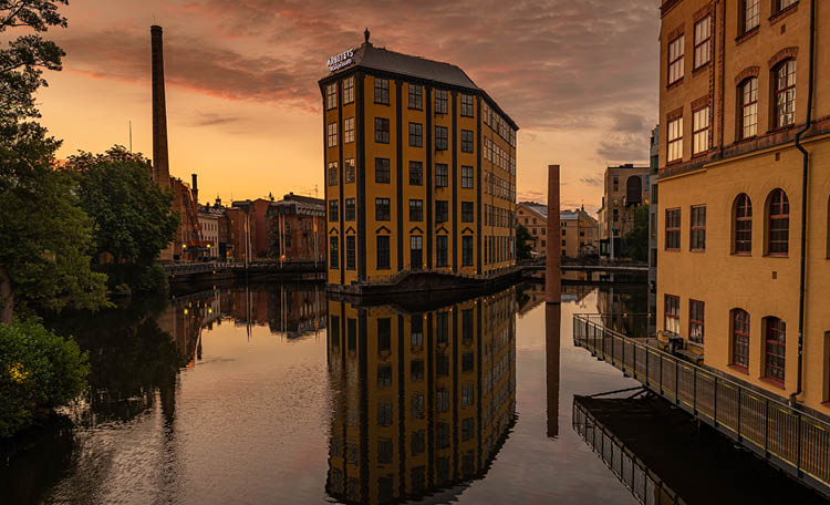 Norrkoping city landscape