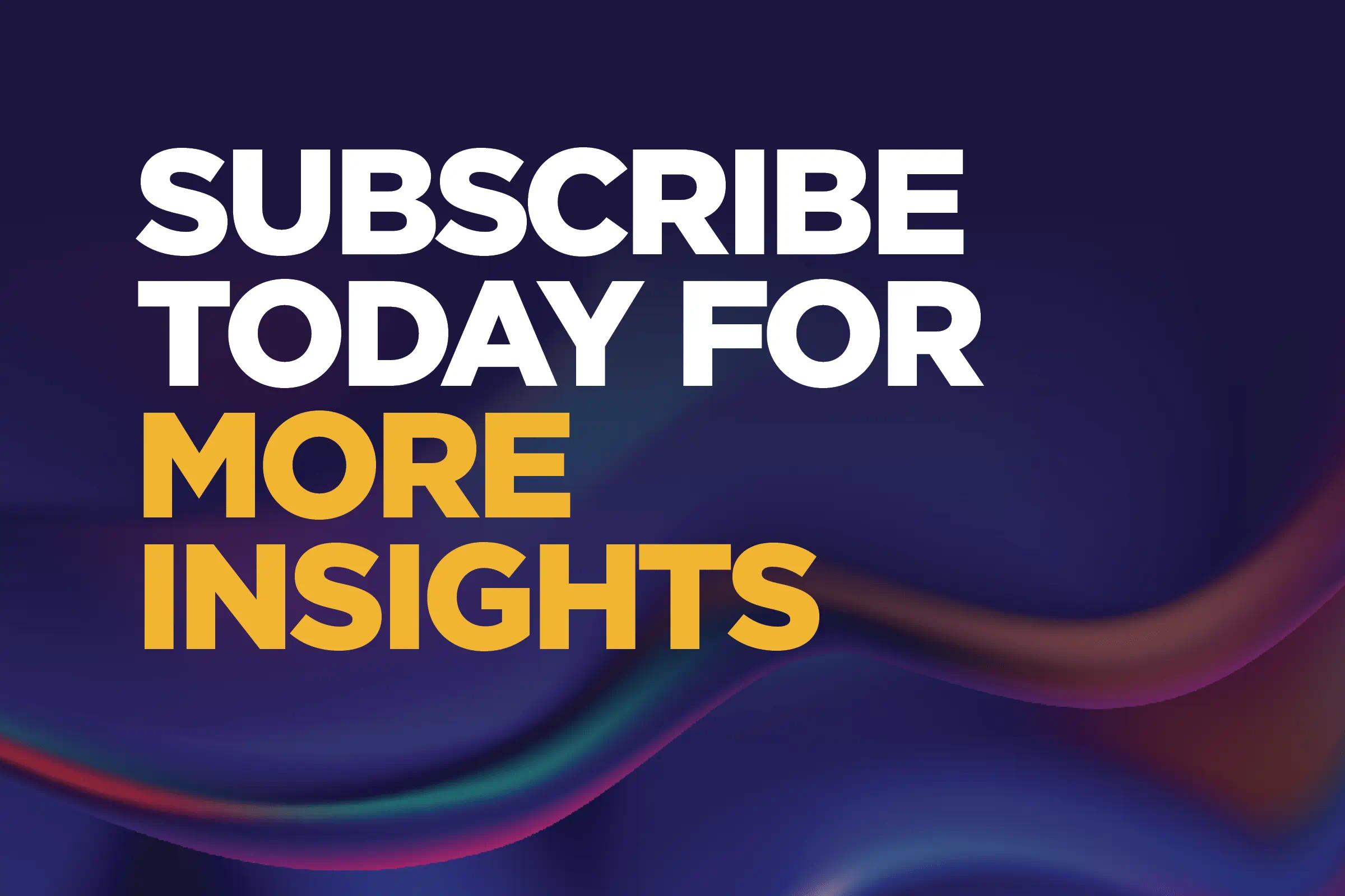 Subscribtion banner