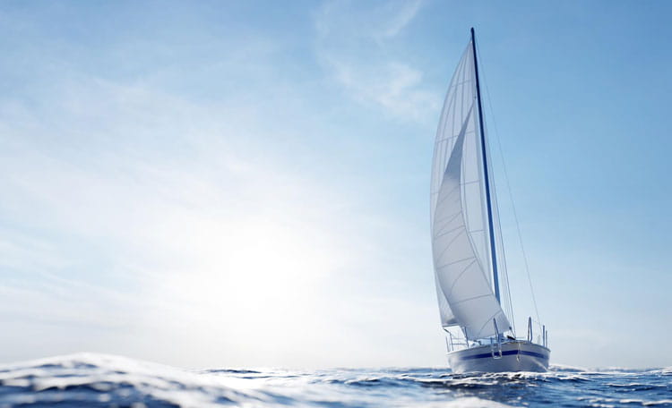 Sailboat in the Ocean
