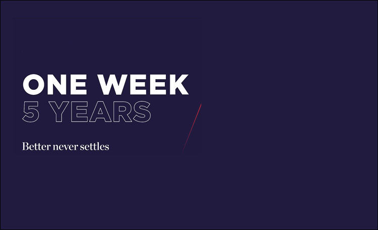 One Week Five Years