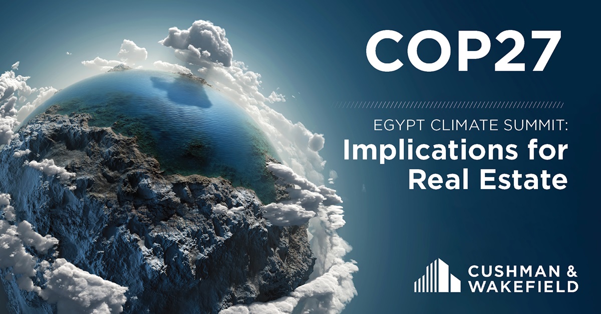 ​COP27 Egypt Climate Summit: Implications for Real Estate​