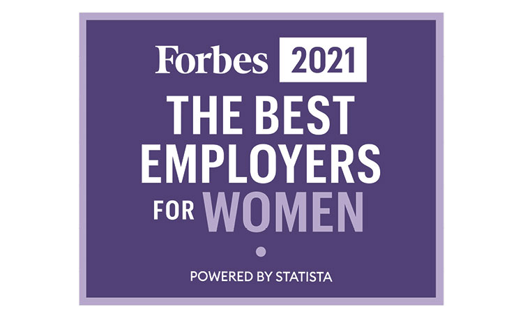 Forbes 2021 The Best Employers for Women (image)