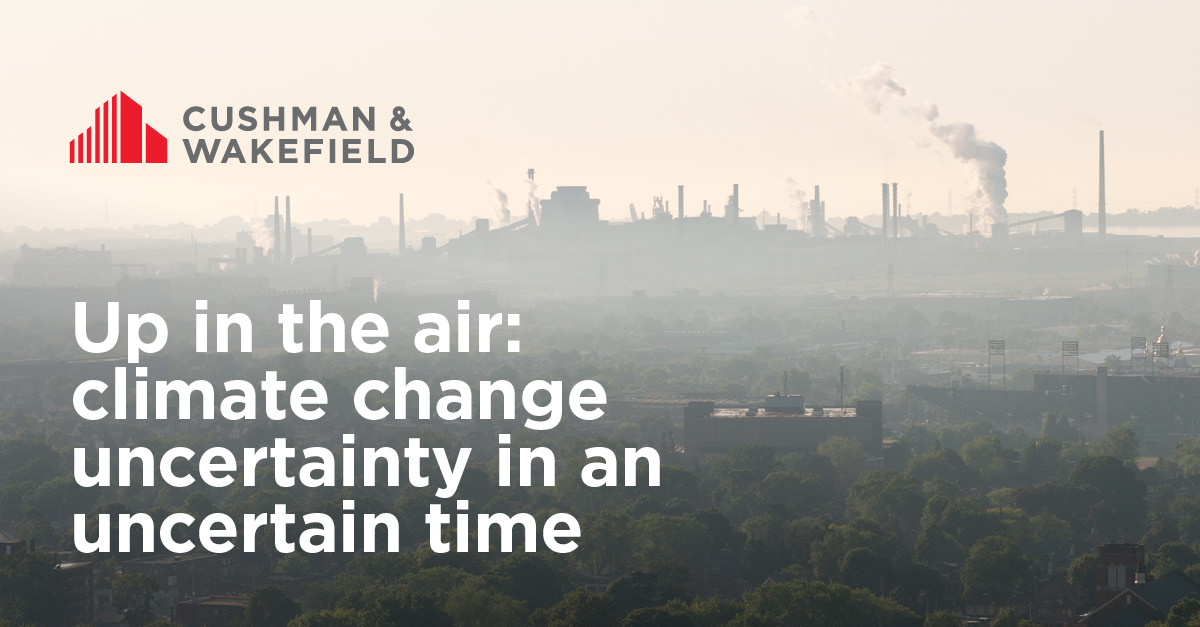 Up in the air: climate change uncertainty in an uncertain time
