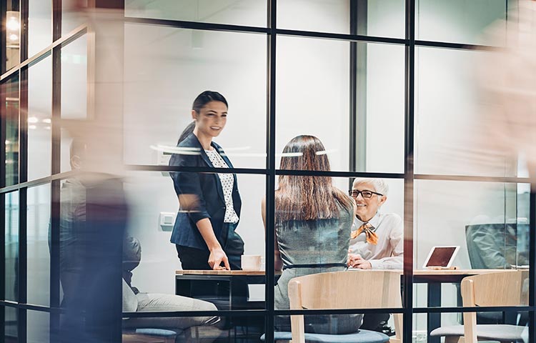 People in an office
