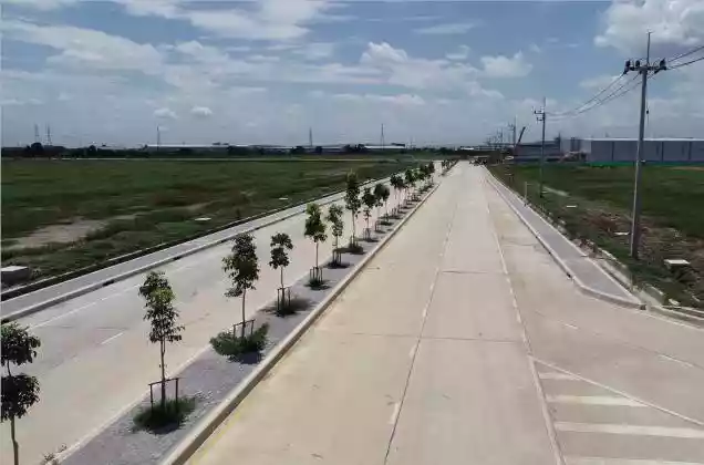 Free zone Industrial Land For Sale near Amata City Chonburi 10 - 100 Rai