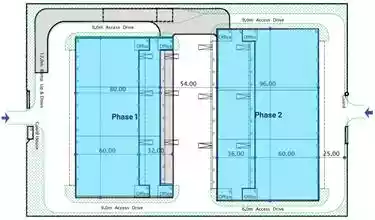 Double-Storey Ready-built Warehouse for lease in Long Hau Industrial Park