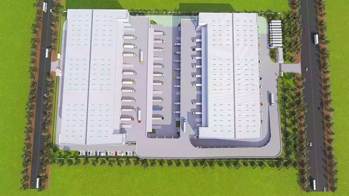 Double-Storey Ready-built Warehouse for lease in Long Hau Industrial Park