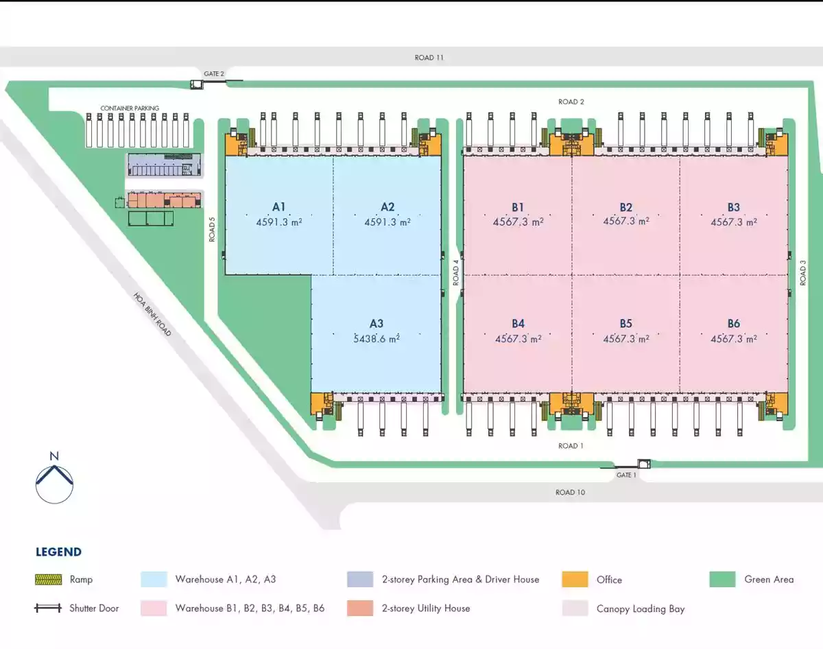 Warehouse for Rent in Binh Duong, Vietnam
