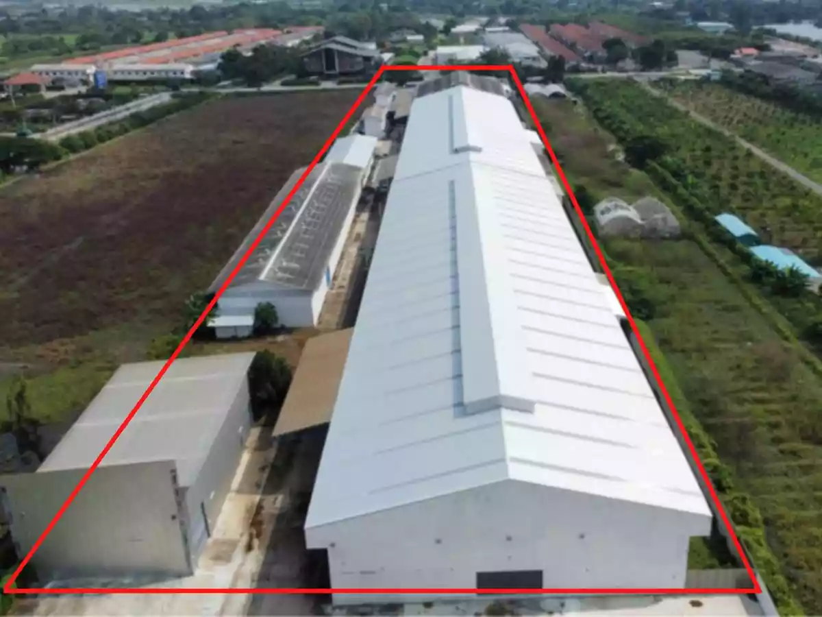 Factory/Warehouse 12,000 sqm. For Lease at Bangyai (Near Bangkok)