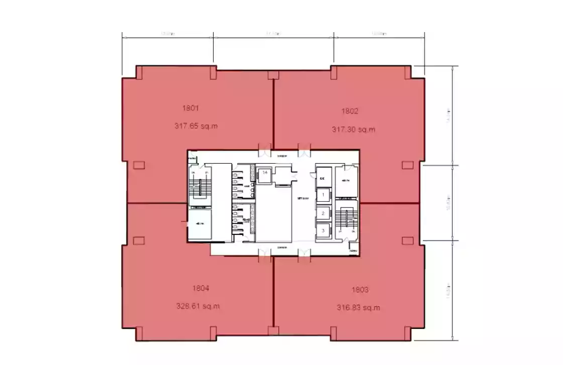 Exchange Building Layout Exchange Tower | TH | Cushman & Wakefield