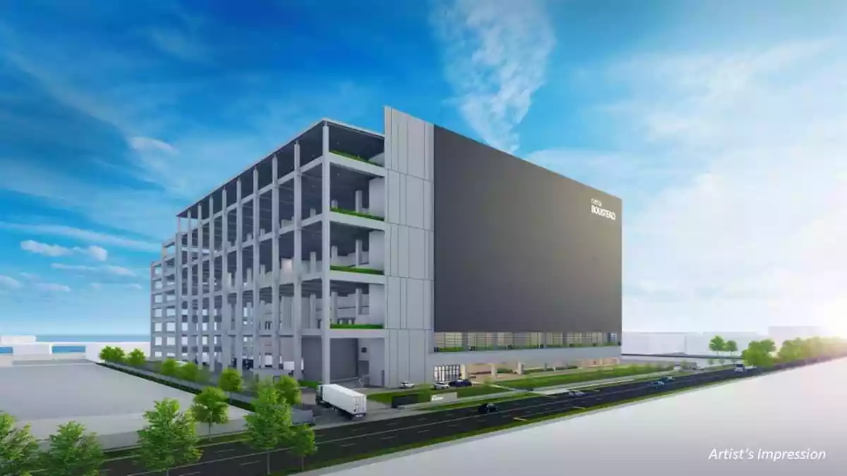 5-storey ramp-up modern warehouse development with air-conditioning