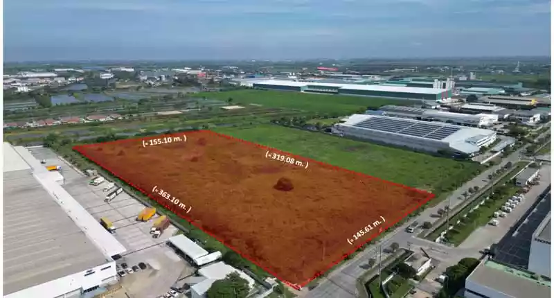 Vacant Land for Sale 30-2-33 Rai in Wellgrow Industrial Estate near Airport