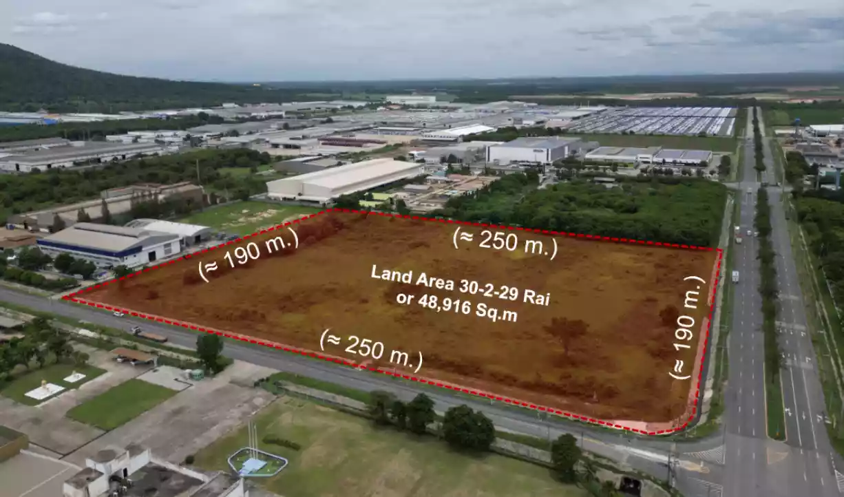 Land for Sale 30-2-29 Rai in Gateway Industrial Estate, Chachoengsao