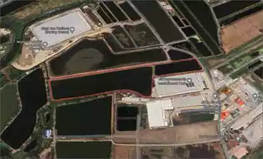 Industrial Land for Sale 30 rai at Bangna-Trad Road km.23 (Outbound) Purple Zone Near Airport.