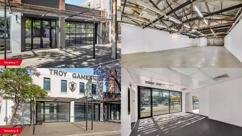 Industrial style office / retail / showroom of 298 sqm* + two level office of 224 sqm*