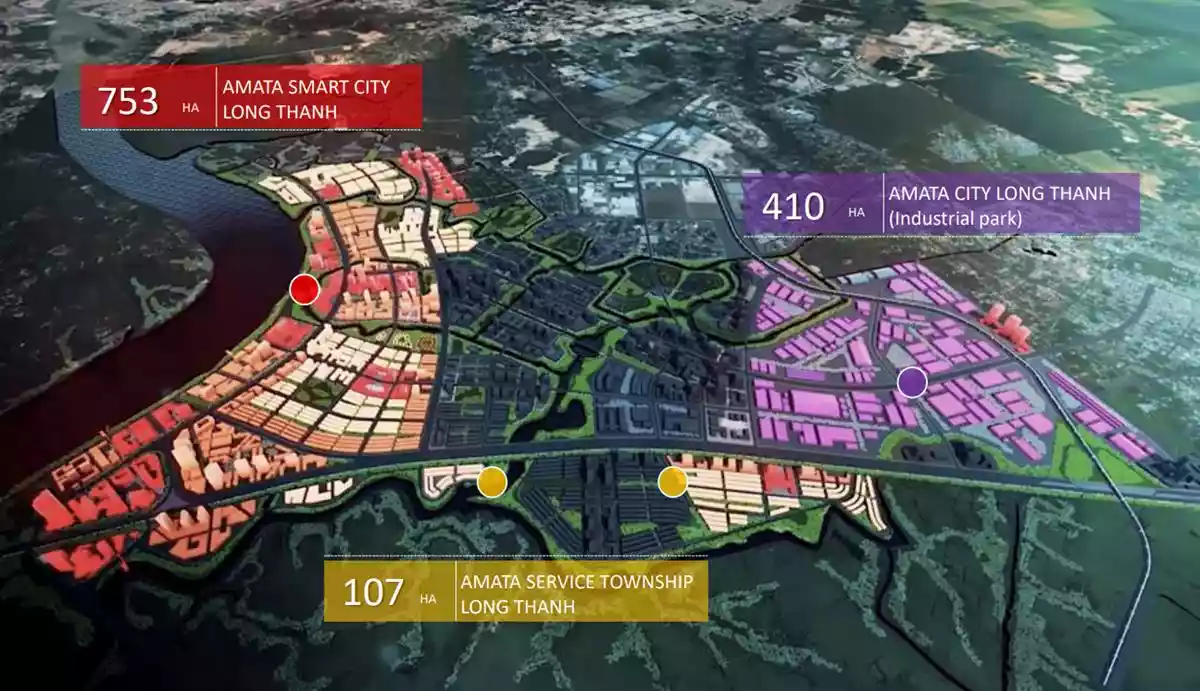 Industrial Land For Lease in Amata Long Thanh Industrial Park, Dong Nai Province, Vietnam