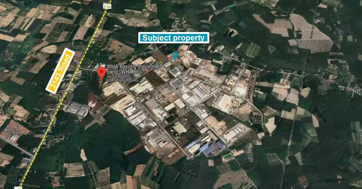 Industrial Land For Sale 18-3-56.8 Rai in WHA Rayong Industrial Land
