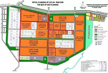Industrial Land For Lease in Loc An Binh Son Industrial Park, Dong Nai Province, Vietnam