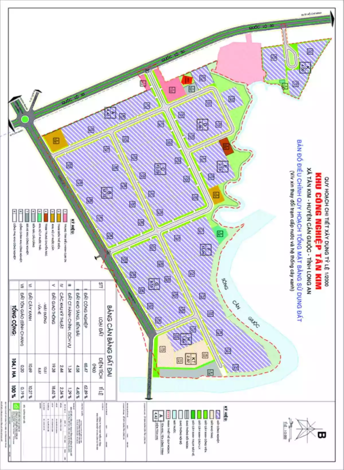 Industrial Land For Lease in Tan Kim Industrial Park, Long An Province, Vietnam